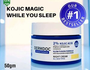 DERMDOC 2% Kojic Acid Night Cream