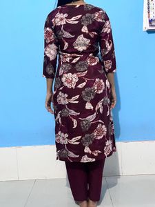 Elegant Floral Kurta Set