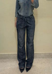 Straight leg jeans