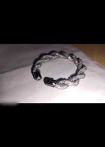 Unique Twisted Bangle Bracelet diamond jwellery