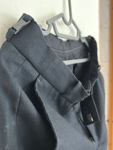 Guyana Solid Black Formal Trousers