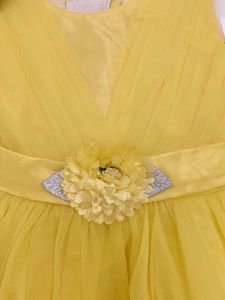 Beautiful Yellow Baby Girl Dress