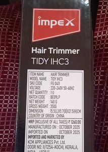 Impex Hair Trimmer Tidy IHC3