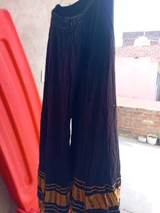 Blue Ethnic skirt plazo