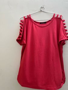 Chic Cut-Out Sleeve Top