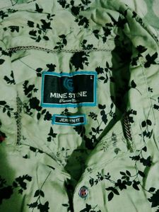 Men's Floral Print Long Sleeve Shirt