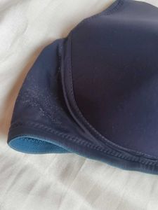 Comfortable neavy blue Bra