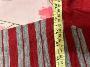 Cozy Striped Mock Neck Sweater