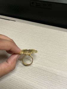 women anti tarnish gold ring