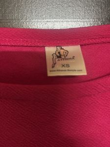 Hot Pink Puff Sleeve Top