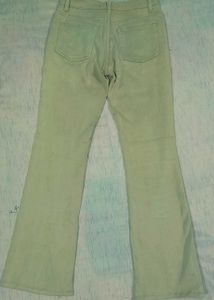 Beige Bootcut Jeans