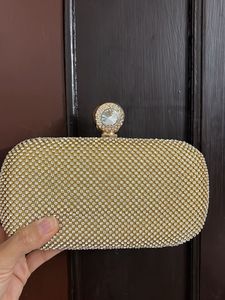 Sparkling Rhinestone Clutch Bag