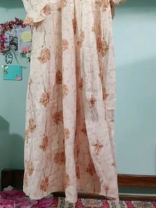Elegant Floral Print Maxi Dress