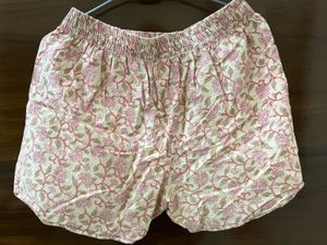 Jaipur Block Print Cotton Sleep Shorts