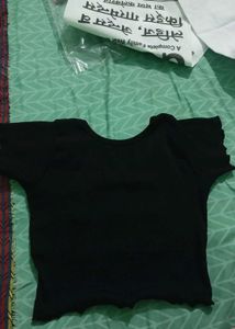 Cute Black Top woolen