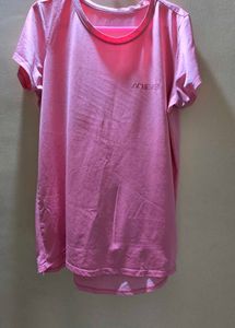 Pink Sports T-shirt