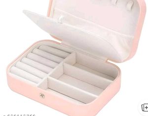Elegant Pink Jewelry Organizer Box