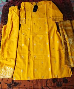Vibrant Yellow Kurta Set