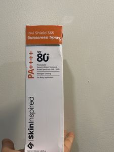 Invi Shield 365 Sunscreen Spray SPF 80+