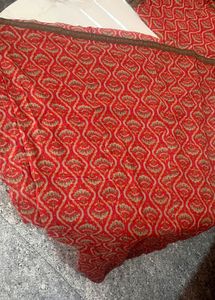 globaldesi Red Printed Co-ord Set