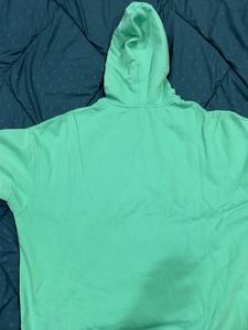 Light Green Graphic Hoodie