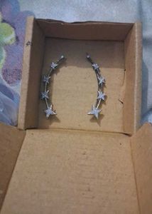 Sparkling Star Ear Climbers