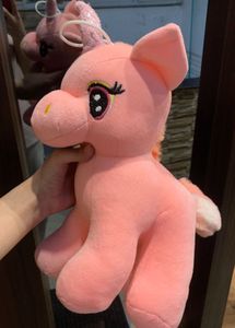Cute Pink Plush Unicorn Toy
