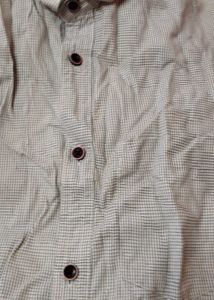 Classic Checked Kurta with Button Detail