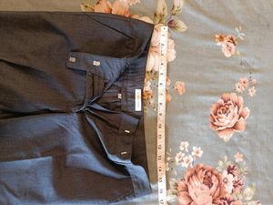 Dark Gray Ankle Length Formal Pants