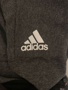 Adidas Grey Zip-Up Hoodie ⭐️S size