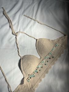 Boho Crochet Bikini Top