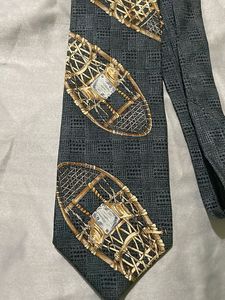 Men's Snowshoe Pattern Tie