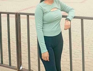 Trendy Cut-Out Long Sleeve Top