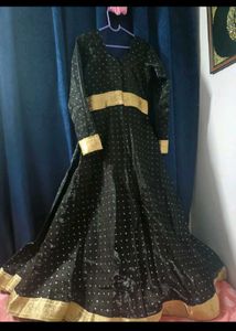 Elegant Black Ethnic Gown