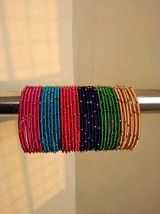 Shinning Pearls Bangles