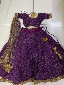 Beautiful Purple Lehenga Choli Set