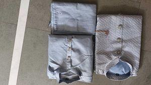 Men's Grey Kurta Set with Nehru Jacket