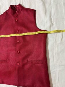 🆕Men's Red Nehru Jacket