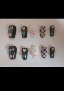 Savana Cute Kuromi Press-On Nails Set of 10