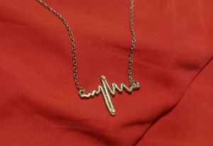 ECG Heartbeat Necklace