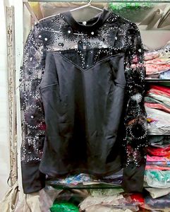 Elegant Black Long Sleeve Top