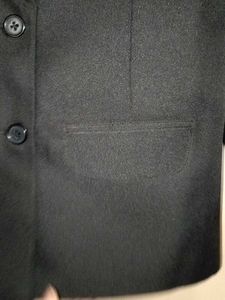 Single Breasted Black Blazer for Woman