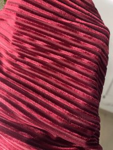 Burgundy Back-Tie Maxi Dress