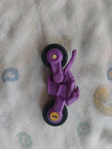 Purple Bat Motorcycle Toy