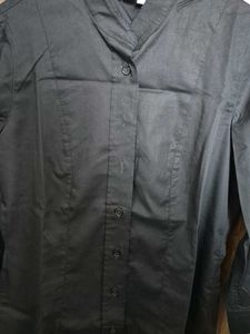 Formal Black Collared Top