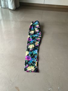 Vibrant Floral Print Pants