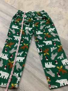Cozy Fleece Animal Print Pajama Pants