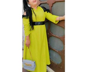 Beautiful Lime Green Gown with Belt