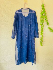 Beautiful Navy Blue Kurta