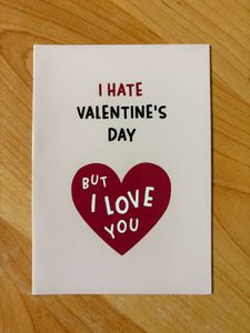 NEW Writeable Funny Valentines Day Greeting Card